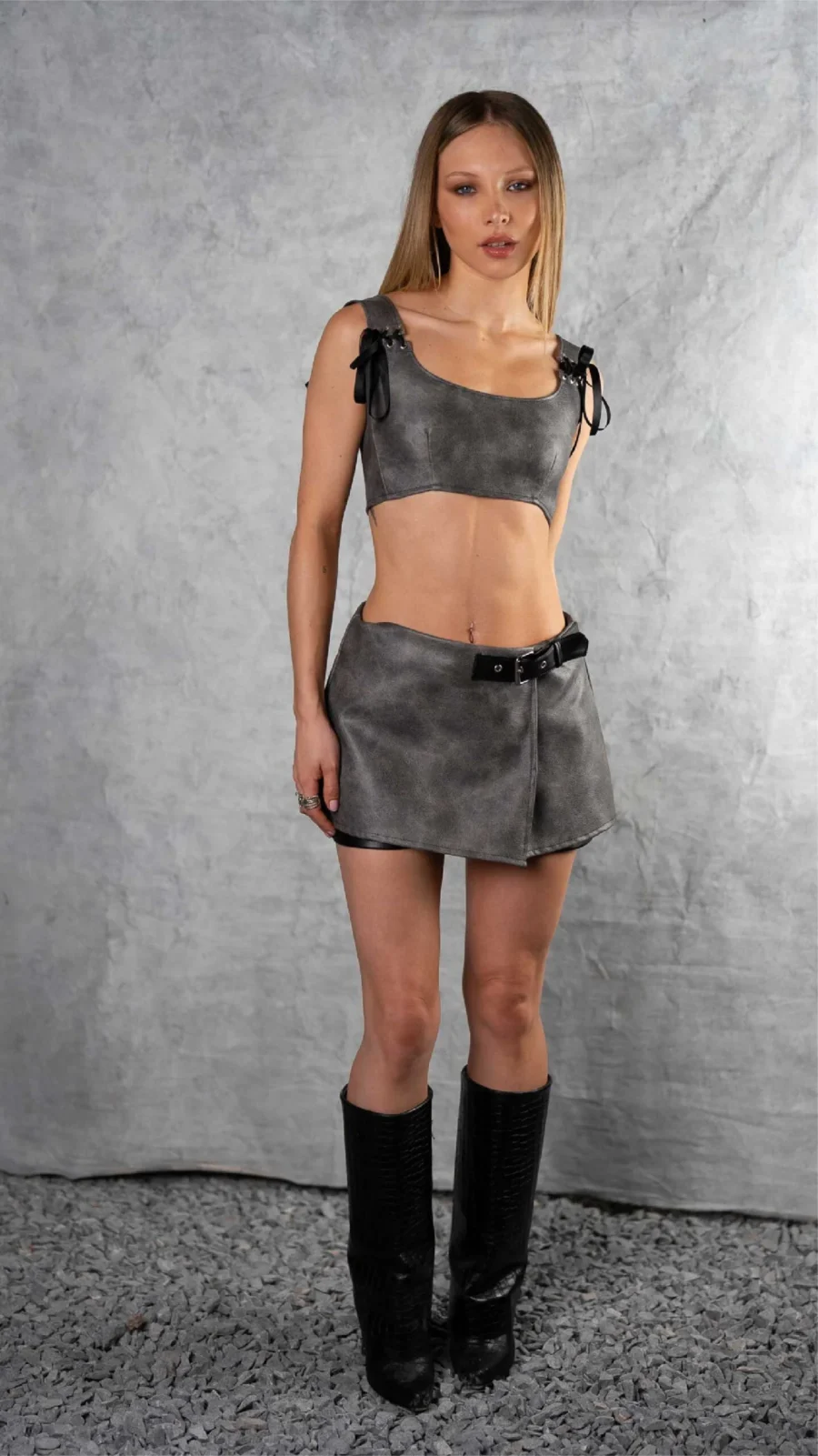 Grey Redrum Top - Image 2